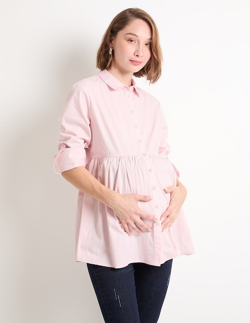 Blusa maternidad One to Nine manga larga