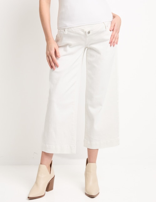 Jeans maternidad straight corte cintura 1