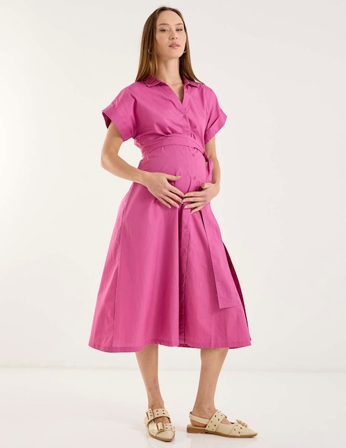 Vestido maternidad Midi casual 1
