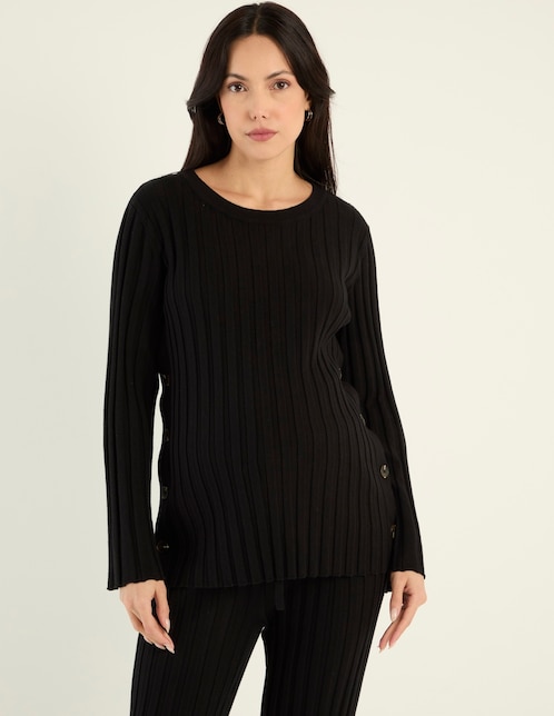 Blusa maternidad manga larga 1