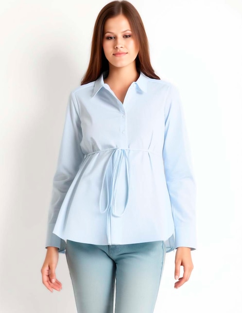 Blusa maternidad manga larga 1
