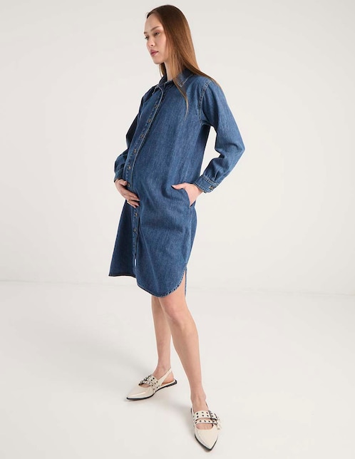 Vestido maternidad arriba de la rodilla casual One To Nine