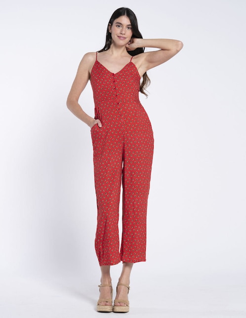 Jumpsuit de maternidad estampado floral 1
