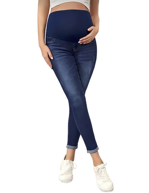 Jeans maternidad skinny Loving Mommy corte cadera