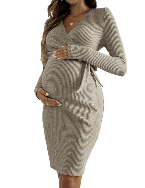 Vestido maternidad arriba de la rodilla casual Loving Mommy