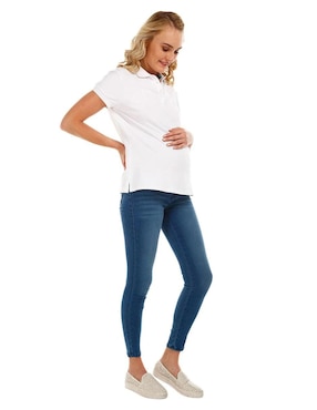 Jeans maternidad skinny 365 Essential corte cadera