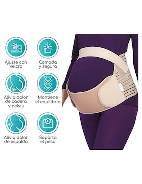 Faja maternidad Tiernelle con compresión media