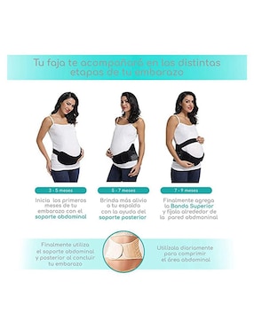 Faja maternidad Tiernelle con compresión media