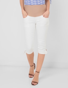 Jeans De Maternidad Slim One To Nine Corte Cintura Para Mujer