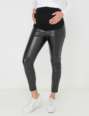 Legging maternidad One to Nine cintura alta con elástico para mujer