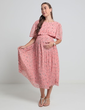 Vestido Maternidad Midi Casual One To Nine