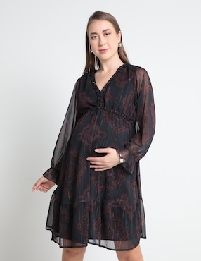 Vestido Maternidad 3/4 Casual Oh Ma!