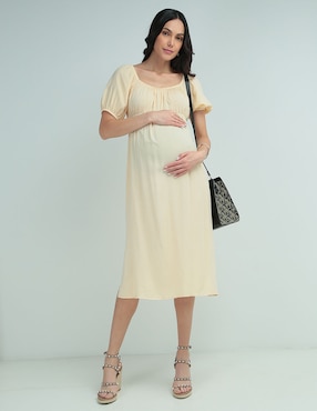 Vestido Maternidad Abajo De La Rodilla One To Nine Para Mujer