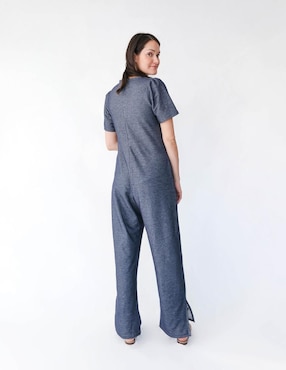Jumpsuit maternidad Mum Mx casual estampado jaspeado