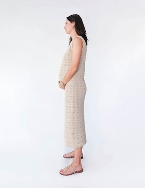 Vestido maternidad midi formal Mum Mx