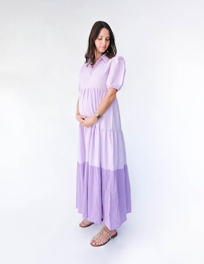 Vestido Maternidad Midi Casual Mum Mx