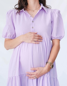 Vestido maternidad midi casual Mum Mx
