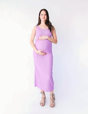 Vestido Maternidad Midi Mum Mx Para Mujer