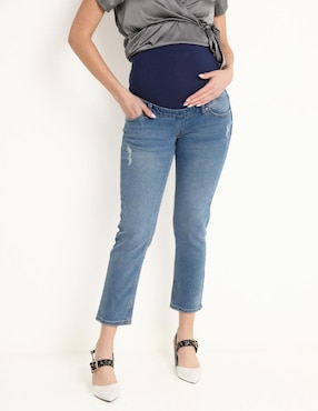 Jeans Maternidad Slim Oh Ma! Corte Cintura