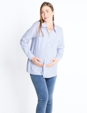 Blusa De Maternidad Oh Ma! Manga Larga