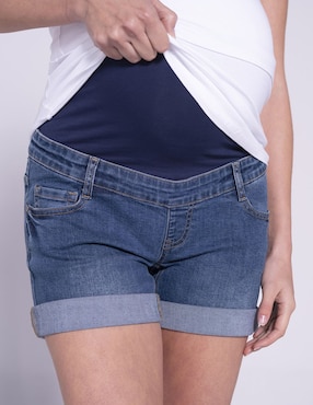 Short maternidad Oh Ma! de mezclilla