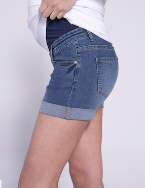 Short maternidad Oh Ma! de mezclilla