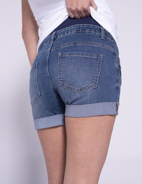 Short maternidad Oh Ma! de mezclilla