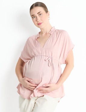 Blusa De Maternidad One To Nine Manga Corta