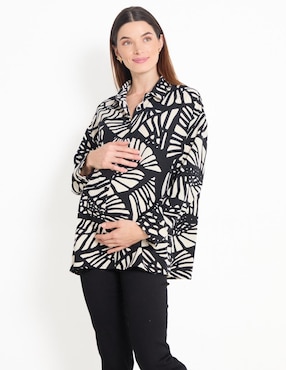 Blusa Maternidad Expecting Essentials Manga Larga