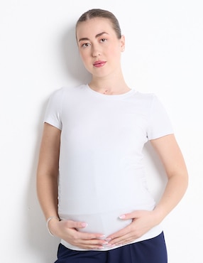 Blusa Maternidad One To Nine Manga Corta