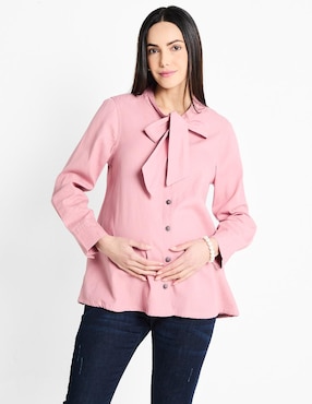 Blusa Camisera Maternidad Expecting Essentials Manga Larga