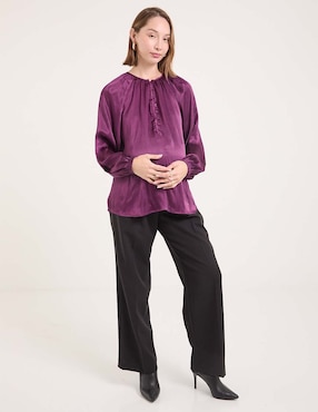 Blusa maternidad One To Nine manga larga