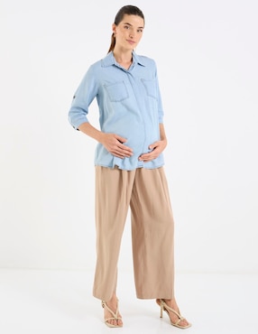 Pantalón maternidad One To Nine acampanado
