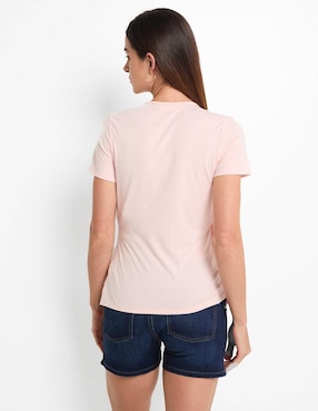 Playera maternidad manga corta One to Nine cuello v