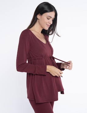 Blusa maternidad Oh Ma! manga larga