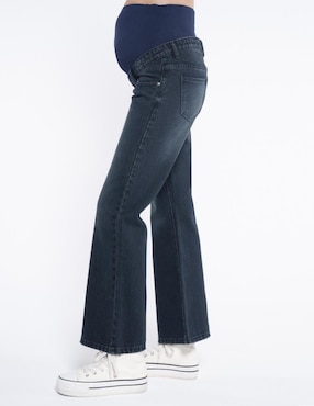 Jeans maternidad campana Oh Ma! corte cintura alta