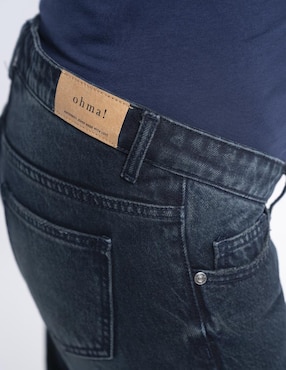 Jeans maternidad campana Oh Ma! corte cintura alta
