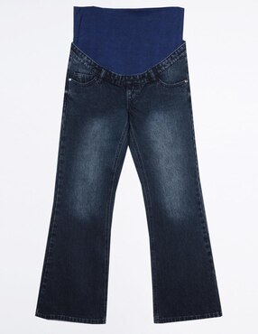 Jeans maternidad campana Oh Ma! corte cintura alta