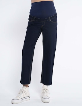 Jeans maternidad straight Oh Ma! corte cintura alta