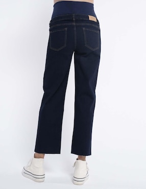 Jeans maternidad straight Oh Ma! corte cintura alta