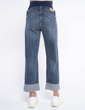 Jeans maternidad stright Oh Ma! corte cintura alta