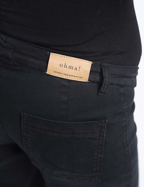 Jeans maternidad straight Oh Ma! corte cintura alta