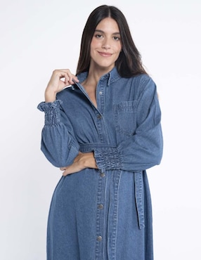 Vestido maternidad midi casual Oh Ma!