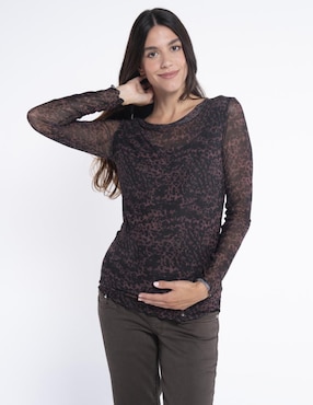 Blusa maternidad Oh Ma! manga larga