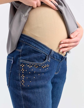 Jeans maternidad slim One To Nine corte cintura