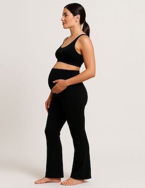 Legging de maternidad One To Nine cintura alta con elástico