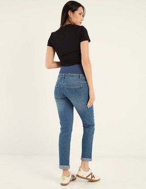 Jeans maternidad slim One To Nine corte cintura