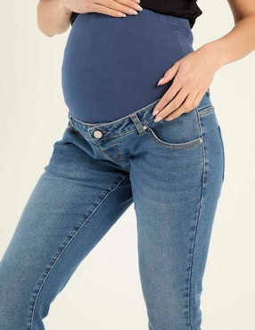 Jeans maternidad slim One To Nine corte cintura