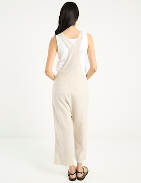 Overol maternidad One to Nine casual estampado a rayas