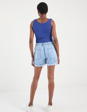 Short maternidad One To Nine de mezclilla